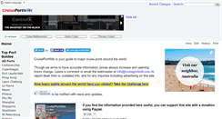 Desktop Screenshot of cruiseportwiki.com