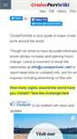 Mobile Screenshot of cruiseportwiki.com