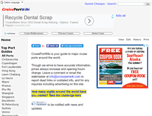 Tablet Screenshot of cruiseportwiki.com